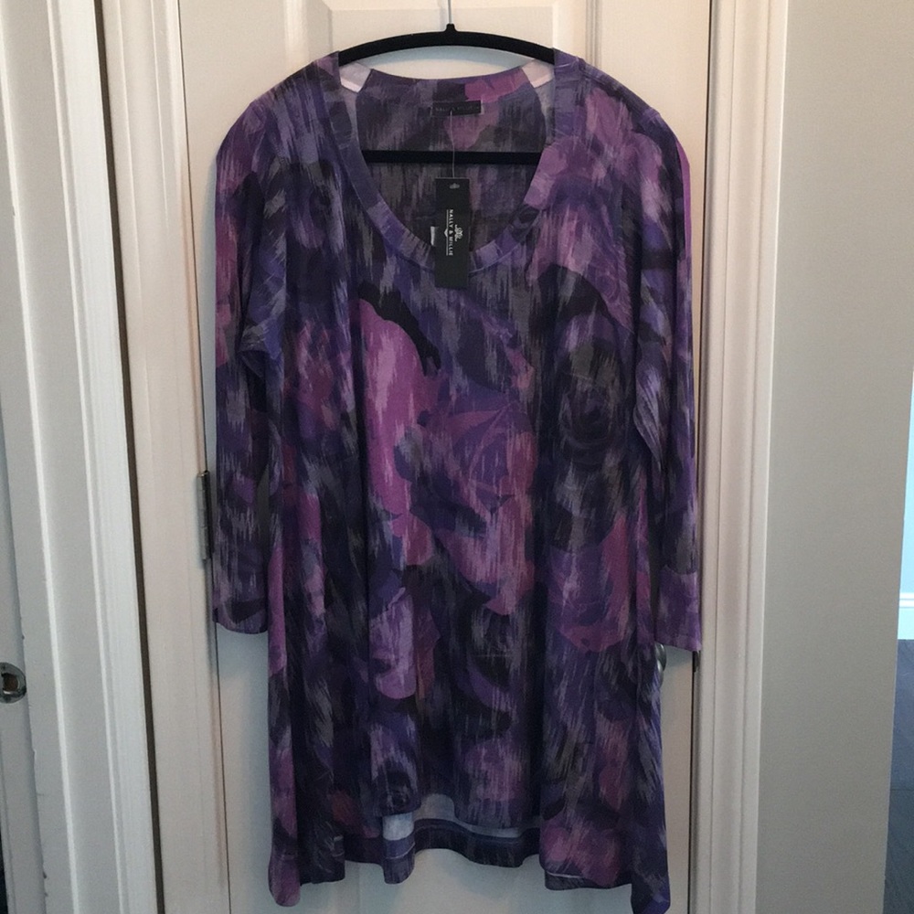 NWT purple knit tunic